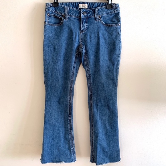 Free People fray hem bootcut jeans - Picture 1 of 4